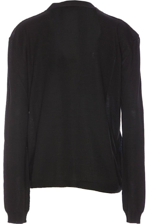 Marni Sweaters for Women Marni Logo Embroidered Knit Cardigan