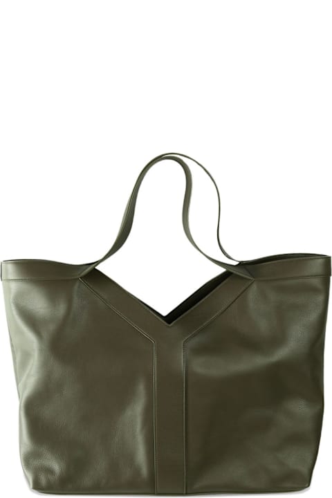 أدوات منزلية Saint Laurent Saint Laurent Large Y Leather Tote Bag.
