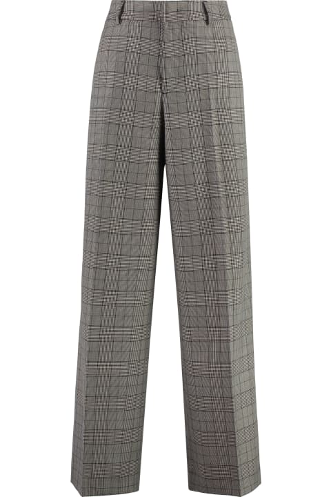 Homeware PT Torino Wool Wide-leg Trousers