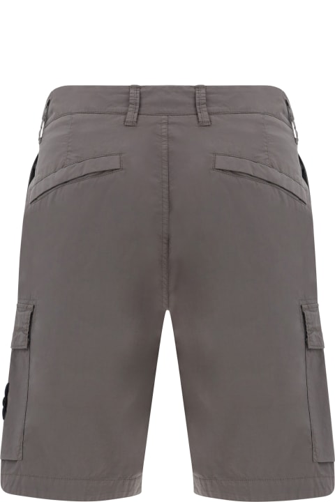 Pants for Men Stone Island Cotton Cargo Shorts