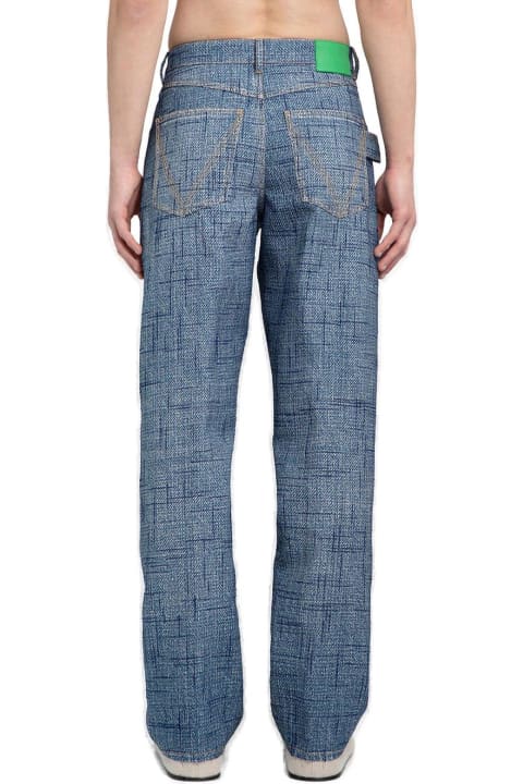 Pants for Men Bottega Veneta Textured Denim Trousers