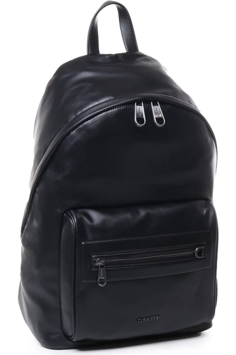 Backpacks for Men Calvin Klein Faux Leather Backpack