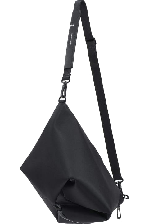 Inn L Sleek Black X-body Bag