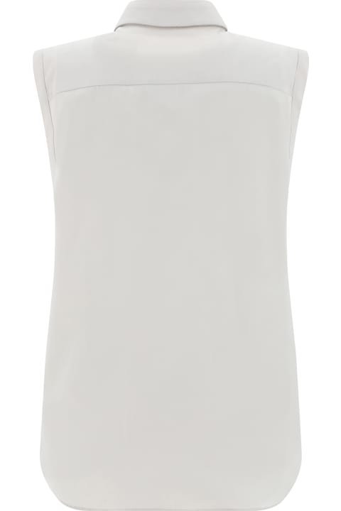 Brunello Cucinelli Topwear for Women Brunello Cucinelli Sleeveless Shirt With Monili Details