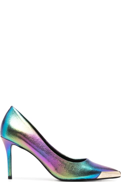 Versace Jeans Couture High-Heeled Shoes for Women Versace Jeans Couture Shoes Fondo Scarlett Dis. S50 Synthetic Crackle'