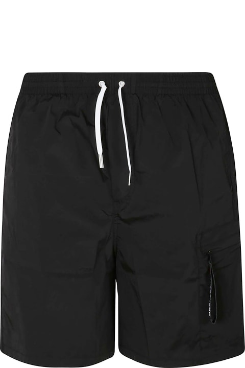 Fashion for Men Dsquared2 Elastic Drawstring Waist Cargo Shorts