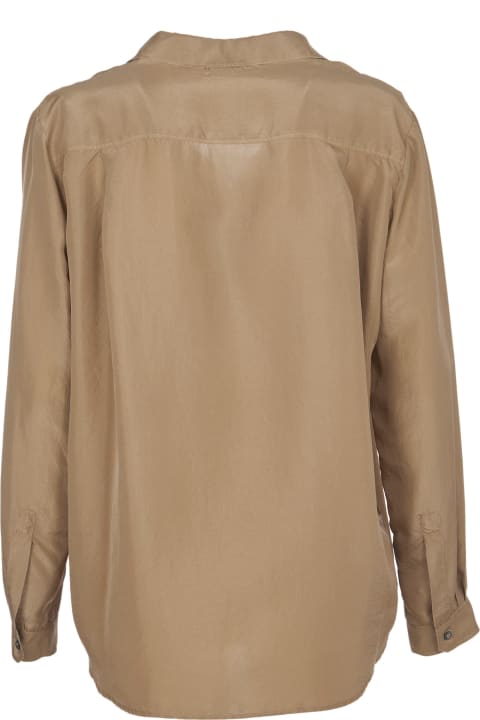 Brown Silk Shirt