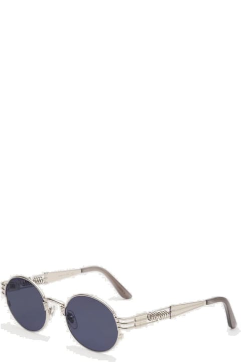 Jean Paul Gaultier نظارات لـ القسم الرجالي Jean Paul Gaultier Eyewear-56-6106 - Double Ressortc91 Silver From Jean Paul Gaultier