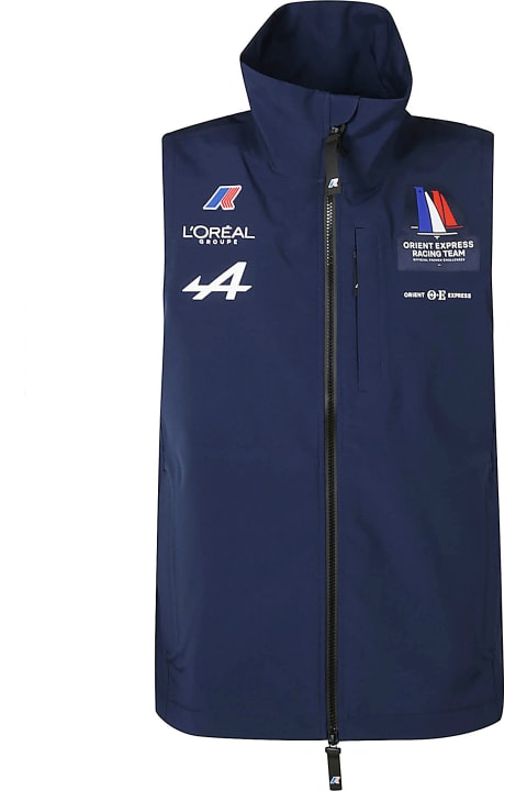 メンズ K-Wayのコート＆ジャケット K-Way Kerhostin Orient Express Team Vest