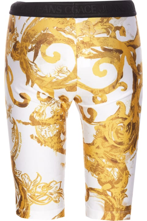 Pants & Shorts for Women Versace Jeans Couture Watercolour Couture Short Leggings