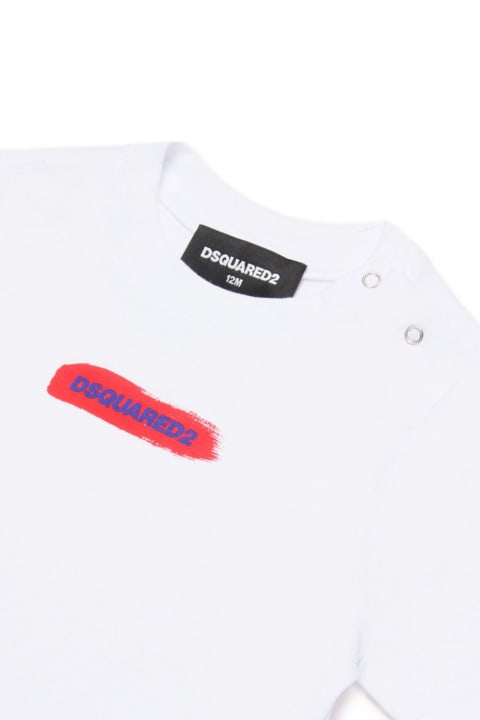 Topwear for Baby Boys Dsquared2 T-shirt Con Logo