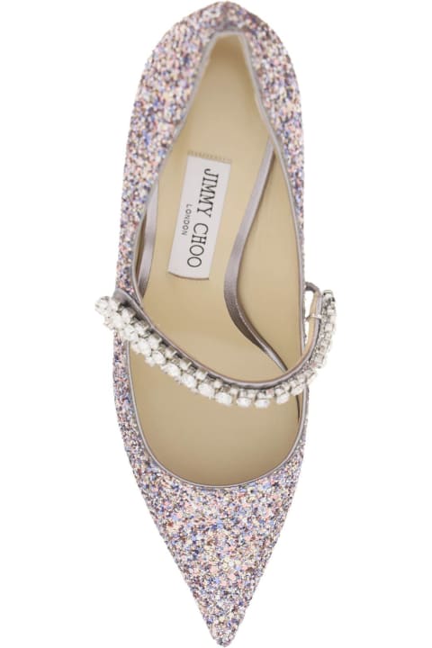 Jimmy Choo for Women Jimmy Choo Bing 65 Pumps With Glitter And Crystals