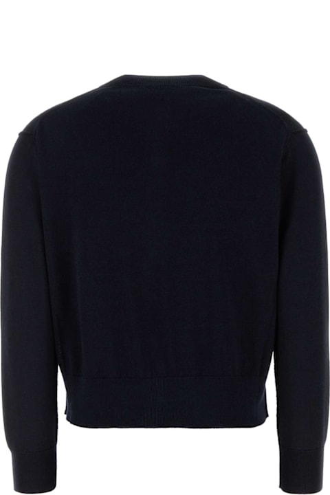 Homeware Bottega Veneta Midnight Blue Cotton Blend Twin-set