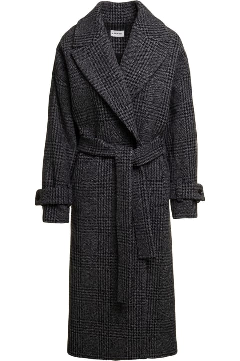 Parosh Coats & Jackets for Women Parosh Tie-waist Check Cardi-coat
