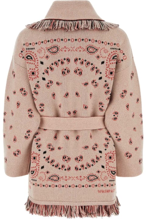 Alanui Coats & Jackets for Women Alanui Embroidered Cashmere Bandana Jacquard Cardigan