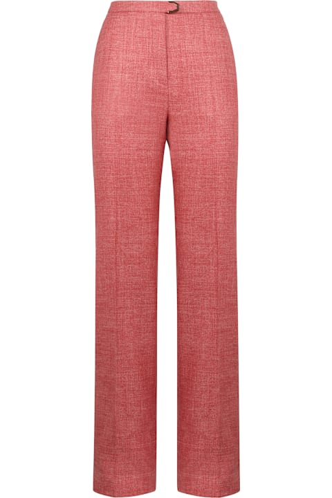 Agnona Clothing for Women Agnona Linen Blend Tailored Trousers