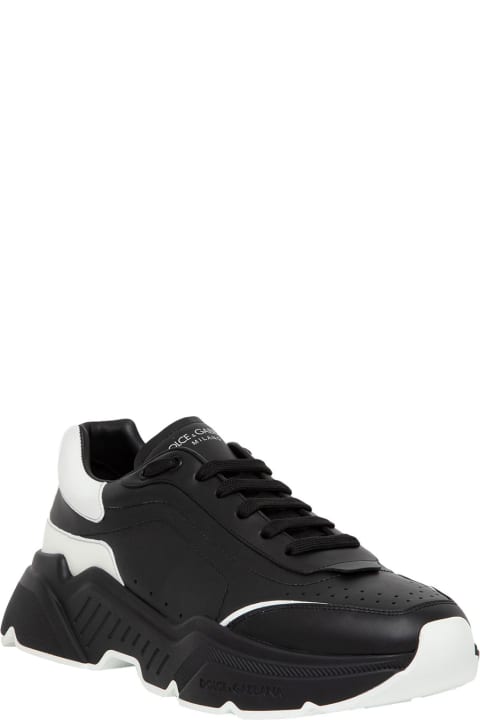 Shoes for Men Dolce & Gabbana Daymaster Black Leather Sneakers