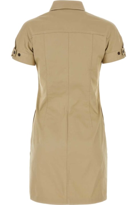 Dsquared2 for Women Dsquared2 Beige Stretch Cotton Sunset Shirt Dress