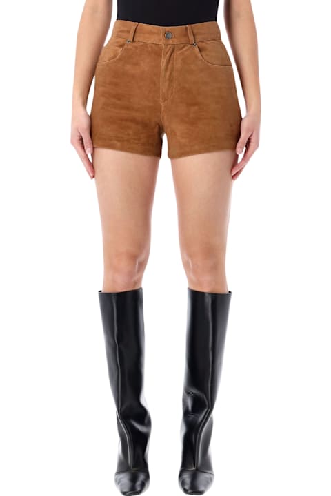 Homeware Haikure Haikure Brit High-waist Suede Shorts