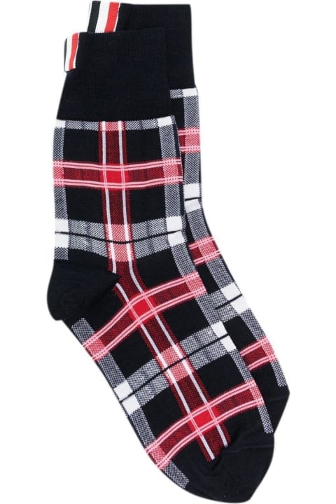 Thom Browne Underwear & Nightwear for Women Thom Browne Tartan Mid-calf Socks