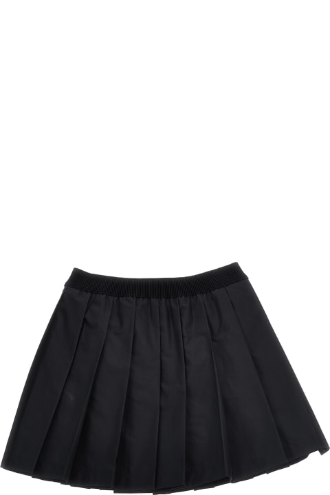 Moncler Bottoms for Girls Moncler Pleated Skirt