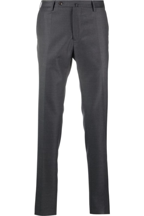 Incotex Clothing for Men Incotex Grey Virgin Wool Trousers