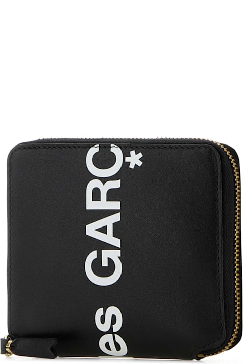 Comme des Garçons Wallets for Men Comme des Garçons Black Leather Wallet