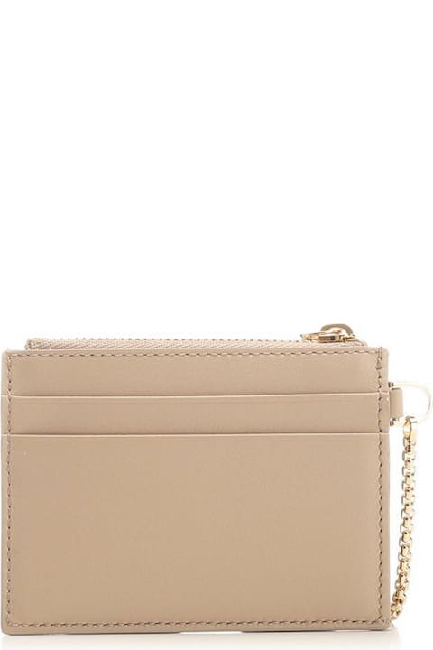 Homeware Ferragamo Logo Printed Zipped Cardholder