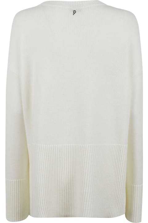 Dondup Sweaters for Women Dondup Loose Fit Crewneck Knit Sweater