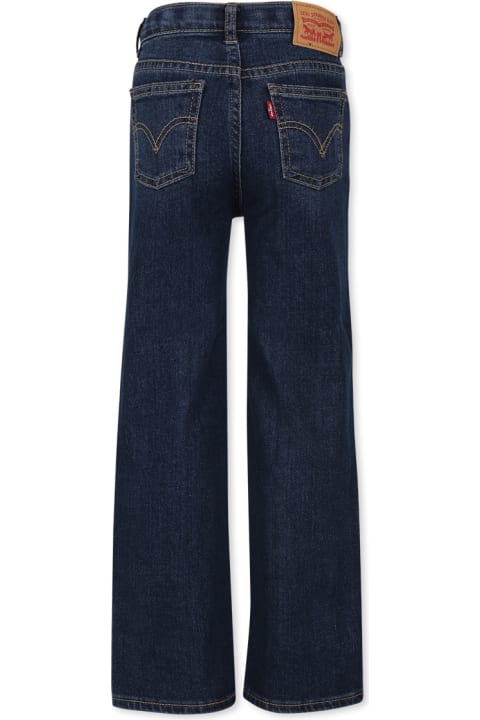Homeware Levi's Blue Jeans For Girl With Logo