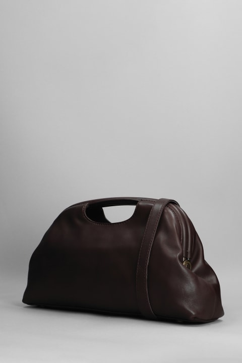 Helen 020 Hand Bag In Bordeaux Leather