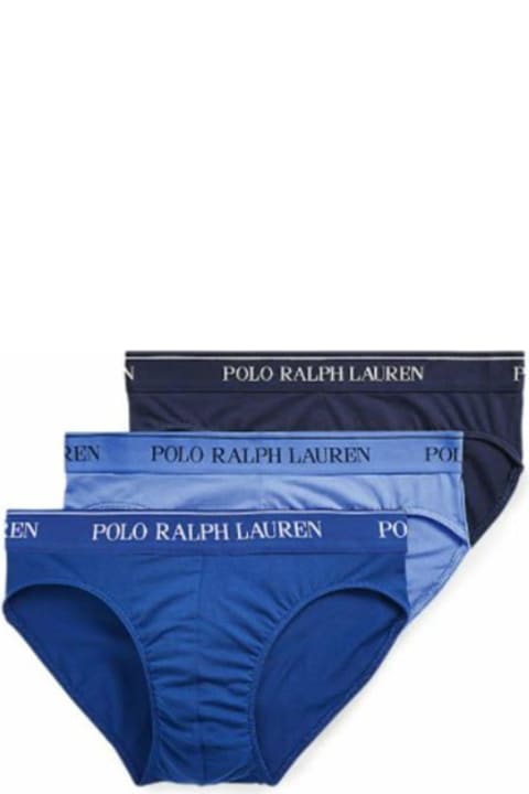 Polo Ralph Lauren Underwear for Men Polo Ralph Lauren Logo Band Three-pack Briefs