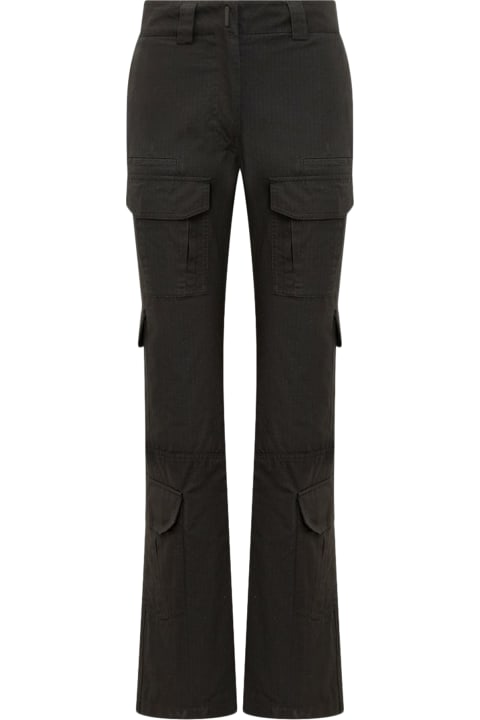 Pants & Shorts for Women Givenchy Bootcut Multipockets Cargo Trousers