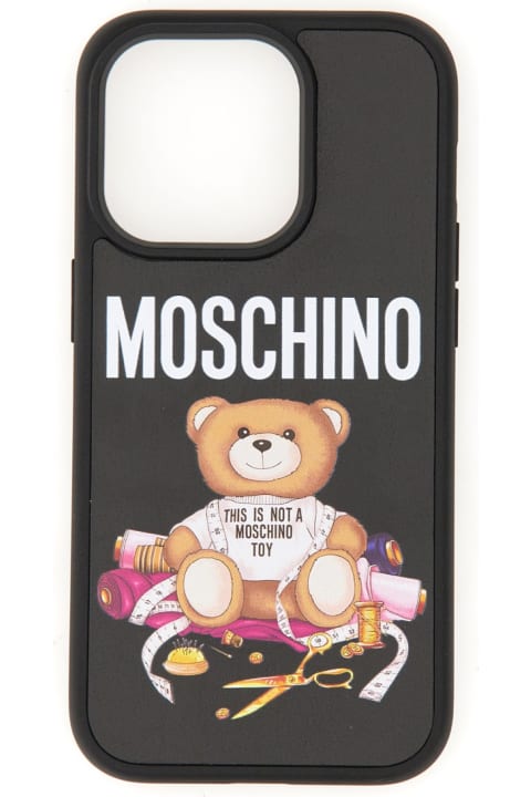 ウィメンズ デジタルアクセサリー Moschino Teddy Cover For Iphone 14 Pro