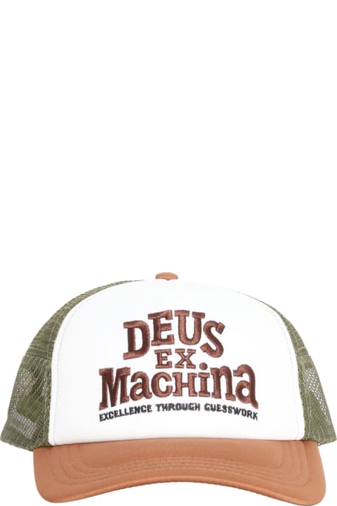 Deus Ex Machina Hats for Men Deus Ex Machina Brown Baylands Trucker Cap