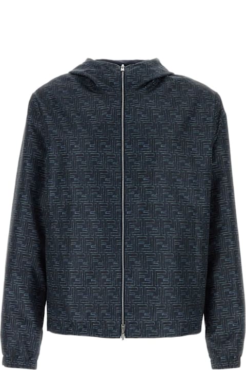 Sale for Men Fendi Printed Polyester Reversibile K-way