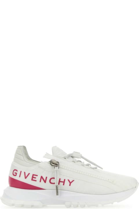 Fashion for Women Givenchy White Fabric And Leather Spectre Sneakers