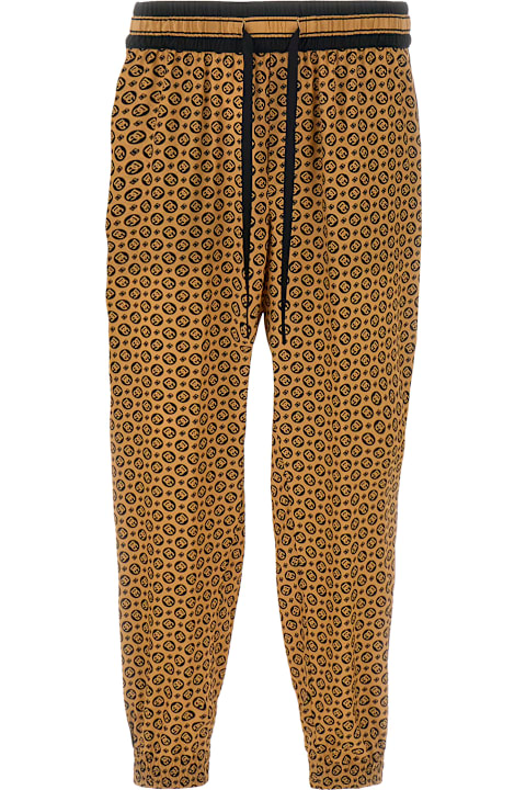 Fashion for Men Dolce & Gabbana Printed Silk Joggers