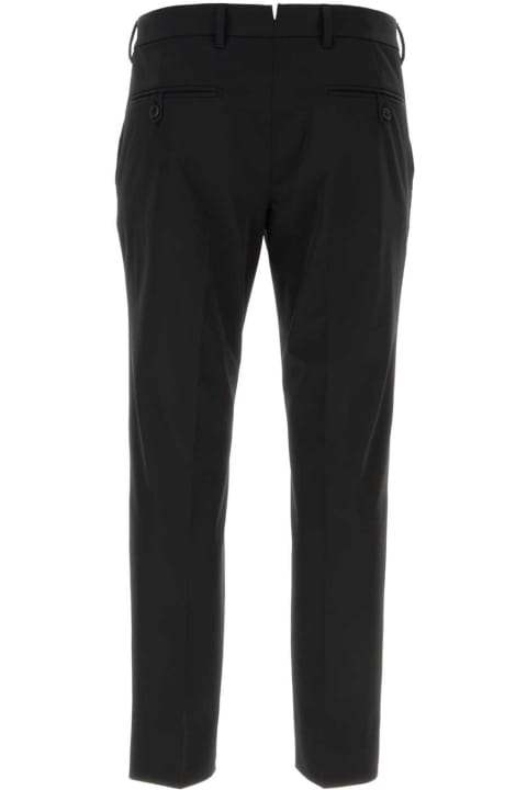 Prada for Men Prada Black Stretch Polyester Pant