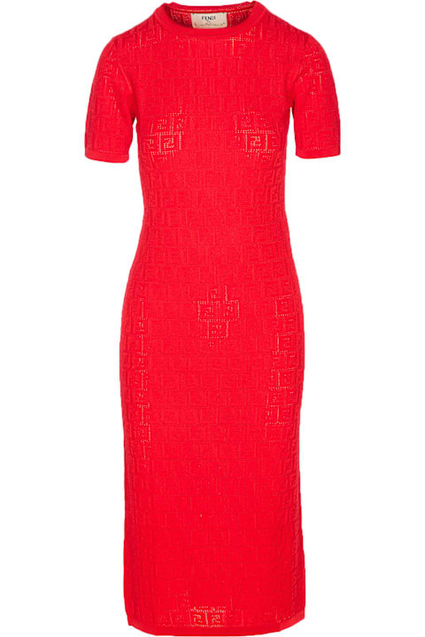 Fendi for Women Fendi Micro Ff Logo Dress