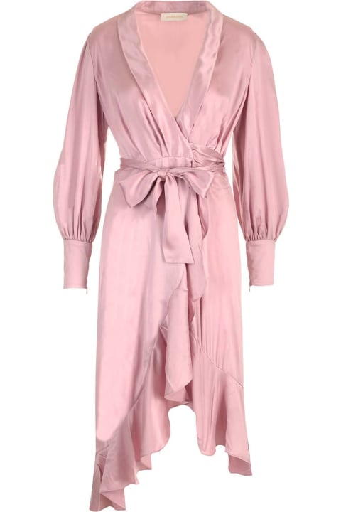 Zimmermann Dresses for Women Zimmermann Pale Pink Silk Dress