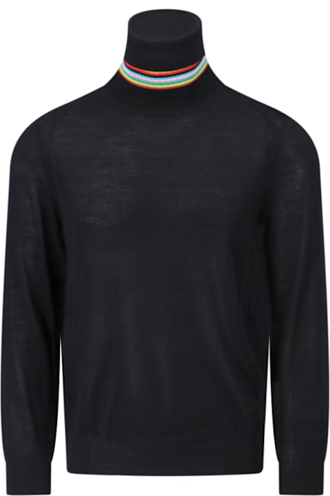 Paul Smith for Men Paul Smith "signature Stripe" Turtleneck Sweater