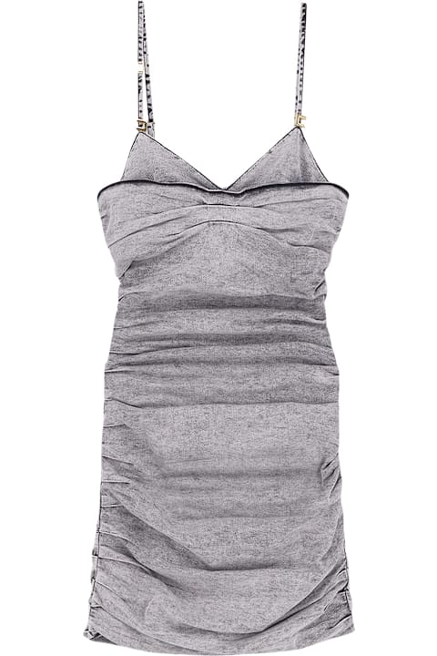 أدوات منزلية Elisabetta Franchi Denim Mini Dress
