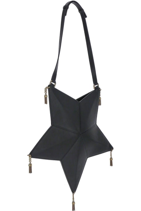 Fashion for Women Saint Laurent Astro Shoulder Bag In Vegetable-tanned Leather