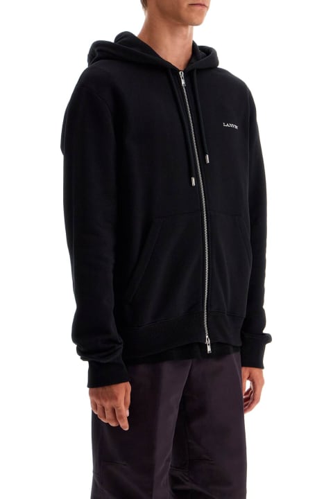 Lanvin سترات صوف وبدل رياضية لـ القسم الرجالي Lanvin Hooded Sweatshirt With Zipper