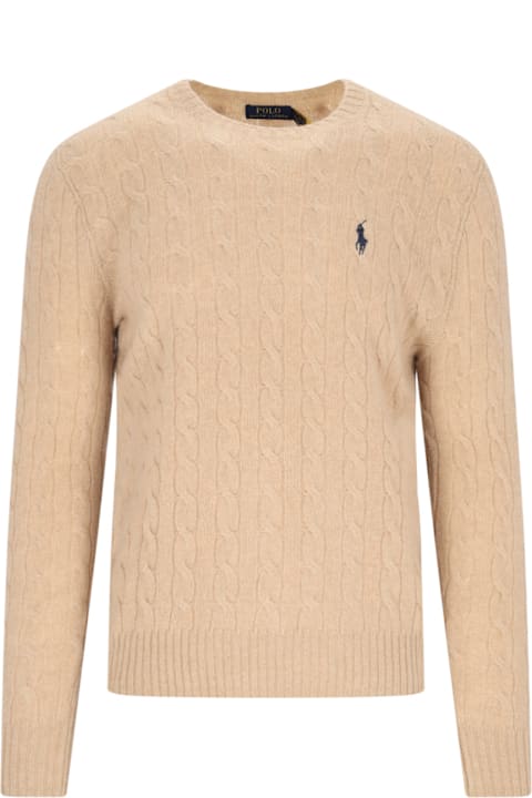 أدوات منزلية Ralph Lauren Logo Braided Sweater