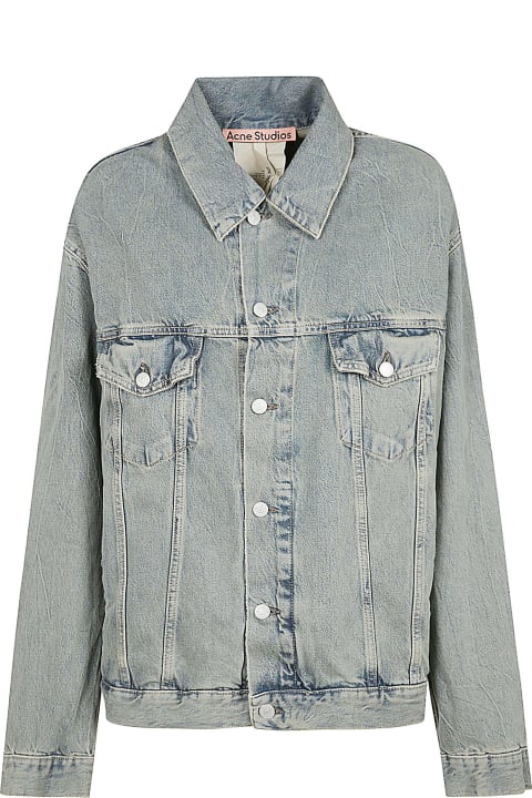 Clothing Sale for Women Acne Studios Vintage Effect Denim Jacket