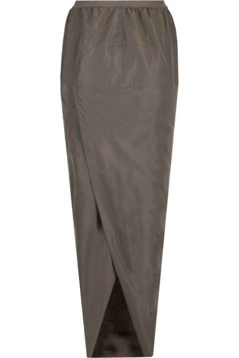 Skirts for Women Rick Owens Pillar Cady High-waist Maxi Skirt