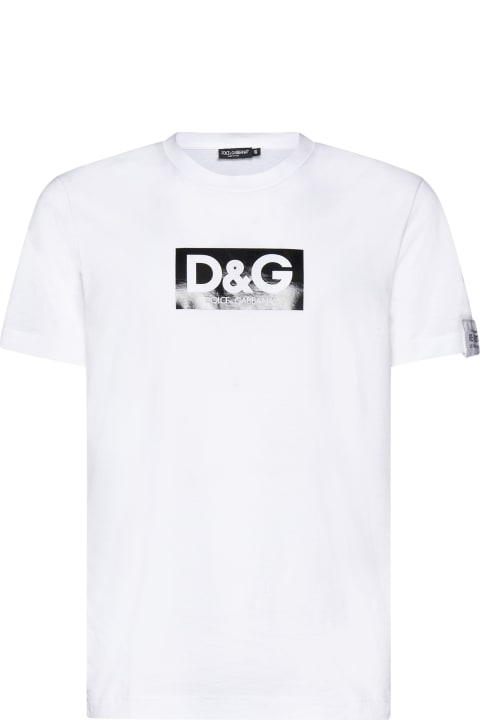 Dolce & Gabbana Topwear for Men Dolce & Gabbana Shiny Logo T-shirt