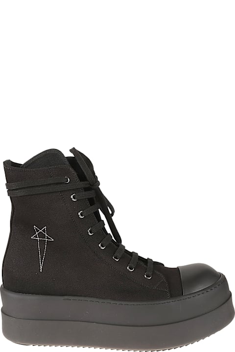 メンズ Rick Owensのシューズ Rick Owens High Platform Lace-up Sneakers